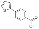 structure of CAS# 29886-62-2, 4-(2-Thienyl)-Benzoic Acid;4-(2-Thienyl)Benzoate;Zinc00158700