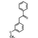 structure of CAS# 29955-26-8, 2-(3-Methoxyphenyl)-1-Phenylethanone;2-(3-methoxyphenyl)-1-phenylethan-1-one;2-(3-Methoxyphenyl)acetophenone;MFCD00446972