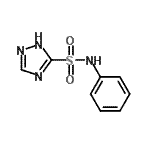 CAS 登录号：29982-64-7， N-苯基-1H-1,2,4-三唑-3-磺酰胺