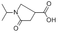 structure of CAS# 299920-47-1, 1-Isopropyl-5-Oxo-Pyrrolidine-3-Carboxylic Acid;1-Isopropyl-5-Oxopyrrolidine-3-Carboxylic Acid(SALTDATA: FREE);3-Pyrrolidinecarboxylicacid,1-(1-Methylethyl)-5-Oxo-(9CI);1-Isopropyl-2-Oxopyrrolidine-4-Carboxylic Acid