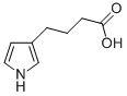 structure of CAS# 30000-61-4, 1H-Pyrrole-3-butanoic acid;(PYRROLYL-3)-4 BUTANOIC ACID;4-(3-PYRROLYL)BUTYRIC ACID;PYRROLE-3-BUTYRIC ACID
