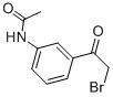structure of CAS# 30095-56-8, 3'-Acetamido-2-Bromoacetophenone;3-ACETHAMINE-A-BROMO-ACETOPHENONE;3'-Acetamido-2-Bromoacetophenone;2-Bromo-3'-Acetaminoacetophenone