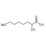 CAS 登录号：30117-44-3， 2-羟基辛酸