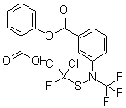 CAS#: 30119-19-8， 2-[[3-[[(Dichlorofluoromethyl)Thio](Trifluoromethyl)Amino]Benzoyl]Oxy]Benzoic Acid