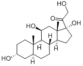 CAS 登录号：302-91-0， 2-羟基-1-[(3R,5S,8S,9S,10S,11S,13S,14S,17R)-3,11,17-三羟基-10,13-二甲基-1,2,3,4,5,6,7,8,9,11,12,14,15,16-十四氢环戊烯并[a]菲-17-基]乙酮