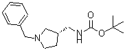 structure of CAS# 303111-41-3, (S)-1-Benzyl-3-N-Boc-Aminomethylpyrrolidine