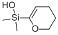 structure of CAS# 304669-35-0, (3,4-Dihydro-2H-Pyran-6-Yl)Dimethylsilanol;(3,4-Dihydro-2H-Pyran-6-Yl)Dimethylsilanol, 97%;(5,6-Dihydro-4H-Pyran-2-Yl)Dimethylsilanol