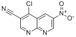 structure of CAS# 305370-84-7, 4-Chloro-6-Nitro-1,8-Naphthyridine-3-Carbonitrile