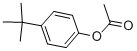 structure of CAS# 3056-64-2, Acetic Acid 4-Tert-Butylphenyl Ester;Acetic Acid (4-Tert-Butylphenyl) Ester;(4-Tert-Butylphenyl) Ethanoate;4-Tert-Butylphenyl Acetate