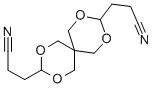 structure of CAS# 3058-04-6, 3,9-Bis(2-Cyanoethyl)-2,4,8,10-Tetraoxaspiro[5.5]Undecane;3-[9-(2-Cyanoethyl)-2,4,8,10-Tetraoxaspiro[5.5]Undecan-3-Yl]Propionitrile;2,4,8,10-Tetraoxaspiro(5.5)Undecane-3,9-Dipropanenitrile;2,4,8,10-Tetraoxaspiro(5.5)Undecane-3,9-Dipropiononitrile