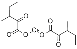 structure of CAS# 305808-15-5, 3-Methyl-2-oxopentanoic acid calcium salt dihydrate