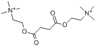 CAS#: 306-40-1， 2,2'-[(1,4-Dioxo-1,4-Butanediyl)Bis(Oxy)]Bis[N,N,N-Trimethyl-Ethanaminium]