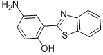 结构式 CAS# 30616-38-7, 4-氨基-2-苯并噻唑-2-基-苯酚