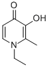 结构式 CAS# 30652-12-1, 1-乙基-3-羟基-2-甲基吡啶-4-酮