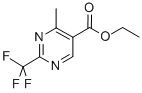 structure of CAS# 306960-67-8, Ethyl 2-Trifluoromethyl-4-Methyl-5-Pyrimidine Carboxylate;Ethyl 2-Trifluoromethyl-4-Methylpyrimidine-5-Carboxylate, 97%;ETHYL-2-TRIFLUOROMETHYL-4-METHYL-5-PYRIMIDINE CARBOXYLATE