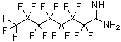 structure of CAS# 307-31-3, Perfluorooctanamidine;Pentadecafluorooctanimidamide;Perfluorooctanamidine 97%;PERFLUOROOCTANAMIDINE