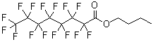 结构式 CAS# 307-96-0, 全氟辛酸正丁酯