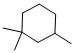 structure of CAS# 3073-66-3, 1,1,3-Trimethylcyclohexane;Cyclogeraniolane;Cyclohexane, 1,1,3-Trimethyl-;Nsc73965