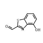 structure of CAS# 30741-00-5, 4-Hydroxy-1,3-Benzothiazole-2-Carbaldehyde;4-hydroxybenzo[d]thiazole-2-carbaldehyde