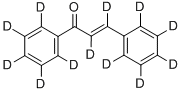结构式 CAS# 307496-21-5, 反式-查耳酮-D12