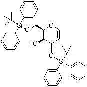 结构式 CAS# 308103-43-7, 3,6-二-O-(叔丁基二苯基硅烷基)-D-半乳糖烯