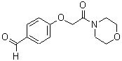 structure of CAS# 30817-36-8, 4-[2-(4-Morpholinyl)-2-Oxoethoxy]Benzaldehyde;4-(2-morpholin-4-yl-2-oxoethoxy)benzaldehyde;4-(2-Morpholin-4-yl-2-oxo-ethoxy)-benzaldehyde;4-(2-morpholino-2-oxoethoxy)benzaldehyde