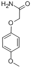 structure of CAS# 30893-64-2, 2-(4-Methoxyphenoxy)Acetamide;2-(4-METHOXYPHENOXY)ACETAMIDE