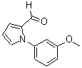 结构式 CAS# 309735-42-0, 1-(3-甲氧基苯基)-1H-吡咯-2-甲醛