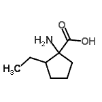 CAS 登录号：309757-08-2， 1-氨基-2-乙基环戊烷羧酸