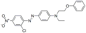 CAS 登录号：31030-27-0， 4-[(2-氯-4-硝基苯基)偶氮]-N-乙基-N-(2-苯氧基乙基)苯胺