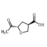 CAS 登录号：310882-41-8， (3R,5S)-5-乙酰基四氢-3-呋喃羧酸