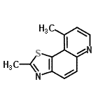 CAS 登录号：3120-85-2， 2,9-二甲基[1,3]噻唑并[5,4-f]喹啉