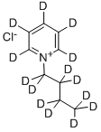 结构式 CAS# 312623-96-4, 1-丁基吡啶鎓-D14 氯化物