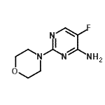 CAS 登录号：312928-75-9， 5-氟-2-(4-吗啉基)-4-嘧啶胺
