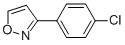 structure of CAS# 31301-39-0, 3-(4-Chlorophenyl)Isoxazole;3-(4-CHLOROPHENYL)ISOXAZOLE