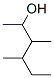 structure of CAS# 31350-88-6, 3,4-Dimethyl-2-Hexanol;3,4-Dimethyl-2-Hexanol, Threo + Erythro, 98%;3,4-Dimethyl-2-Hexanol, Erythro + Threo, 98%;3,4-DIMETHYL-2-HEXANOL