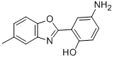 结构式 CAS# 313527-66-1, 4-氨基-2-(5-甲基-苯并恶唑-2-基)-苯酚