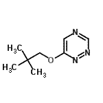 CAS 登录号：313529-61-2， 6-(2,2-二甲基丙氧基)-1,2,4-三嗪