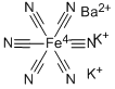 CAS 登录号：31389-21-6， 亚铁氰化钡钾
