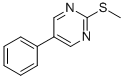 structure of CAS# 31408-20-5, 2-(Methylsulfanyl)-5-Phenylpyrimidine;2-(METHYLSULFANYL)-5-PHENYLPYRIMIDINE;Methyl 5-Phenyl-2-Pyrimidinyl Sulfide