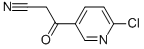 structure of CAS# 314267-78-2, 3-(6-Chloropyridin-3-Yl)-3-Oxopropanenitrile