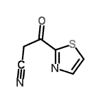 structure of CAS# 314268-27-4, 3-Oxo-3-(1,3-Thiazol-2-Yl)Propanenitrile;¦Â-Oxo-2-thiazolepropanenitrile;3-oxo-3-(1,3-thiazol-2-yl)propanenitrile;3-oxo-3-(thiazol-2-yl)propanenitrile
