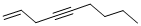 structure of CAS# 31508-12-0, Non-1-En-4-Yne;1-Nonen-4-Yne