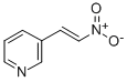 structure of CAS# 3156-52-3, 3-(2-Nitroethenyl)Pyridine;3-(2-Nitrovinyl)Pyridine 2-(3-Pyridyl)-1-Nitroethylene;2-(3-PYRIDYL)-1-NITROETHYLENE;3-(2-NITROETHENYL)PYRIDINE