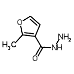 structure of CAS# 315672-60-7, 2-Methyl-3-Furohydrazide;2-METHYL-3-(6-METHYL-2-PYRIDYL)-1-PROPENE;2-Methyl-3-furoic hydrazide;2-methyl-<wbr>7-(triflu<wbr>oromethyl<wbr>)-2,3,4,5<wbr>-tetrahyd<wbr>ro-1,5-be<wbr>nzothiaze<wbr>pine
