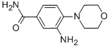 结构式 CAS# 31642-90-7, 3-氨基-4-(4-吗啉基)-苯甲酰胺