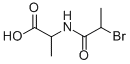 structure of CAS# 31654-38-3, 2-(2-Bromopropanoylamino)Propanoic Acid;2-[(2-Bromo-1-Oxopropyl)Amino]Propanoic Acid;2-(2-Bromopropanoylamino)Propionic Acid;St5409235