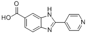 structure of CAS# 316833-32-6, 2-Pyridin-4-Yl-3H-Benzoimidazole-5-Carboxylic Acid;2-(Pyridin-4-Yl)-3H-Benzimidazole-5-Carboxylic Acid, 6-Carboxy-2-(Pyridin-4-Yl)-1H-Benzimidazole;2-(Pyridin-4-Yl)-1H-Benzimidazole-6-Carboxylic Acid;2-PYRIDIN-4-YL-3H-BENZOIMIDAZOLE-5-CARBOXYLIC ACID