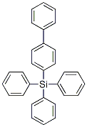 structure of CAS# 3172-34-7, Tri(Phenyl)-(4-Phenylphenyl)Silane;Triphenyl-P-Biphenyl-Silane;Biphenyl-4-Yltriphenylsilane