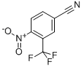 结构式 CAS# 320-36-5, 4-硝基-3-(三氟甲基)苯甲腈